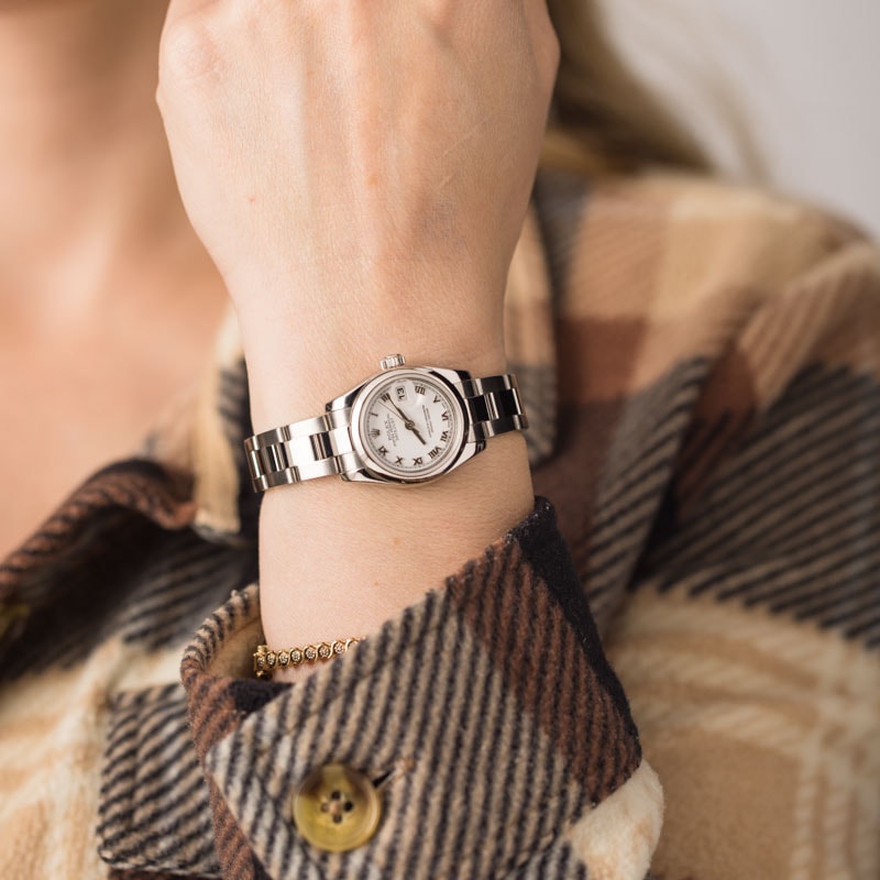 Ladies Rolex Datejust 179160 White Dial - 5