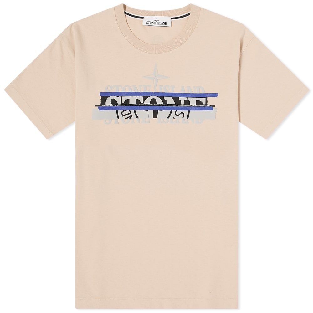 Stone Island Band Multi Logo Tee - 1