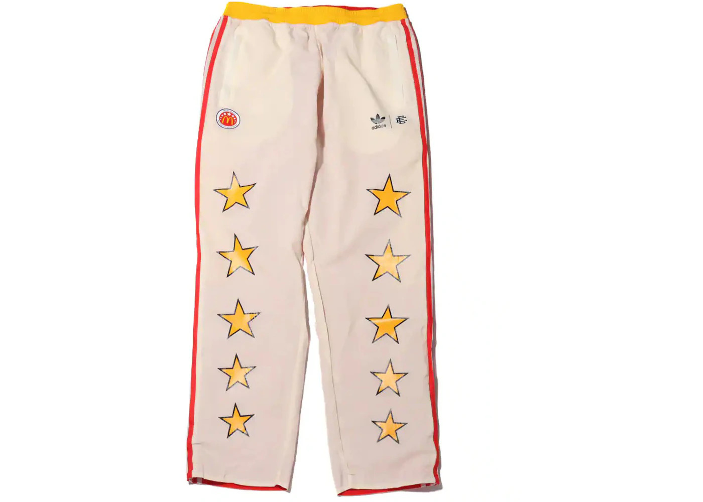 adidas x Eric Emanuel Mcdonald's Reversible Track Pants White/Gold - 3