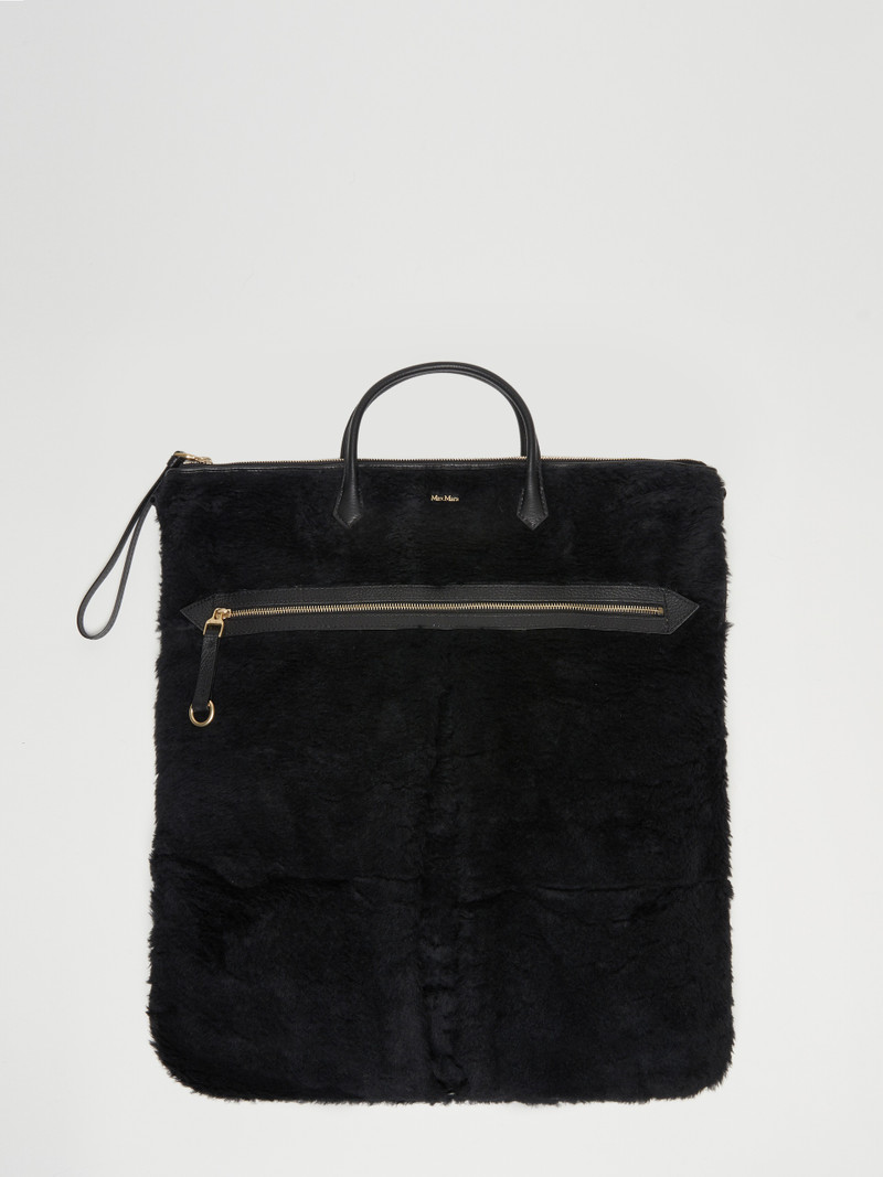 BRIEF2 Alpaca and silk briefcase 1