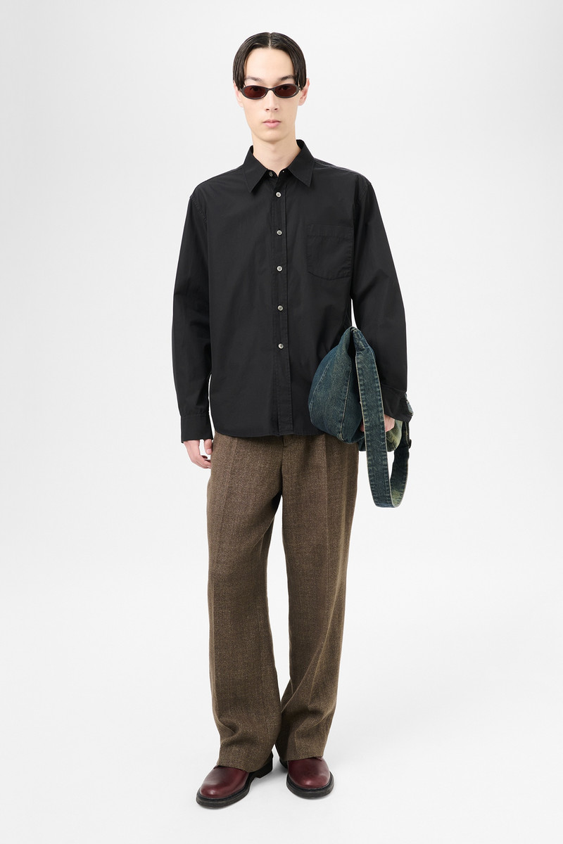 Our Legacy Beyond Bd Shirt Black All Day Poplin outlook