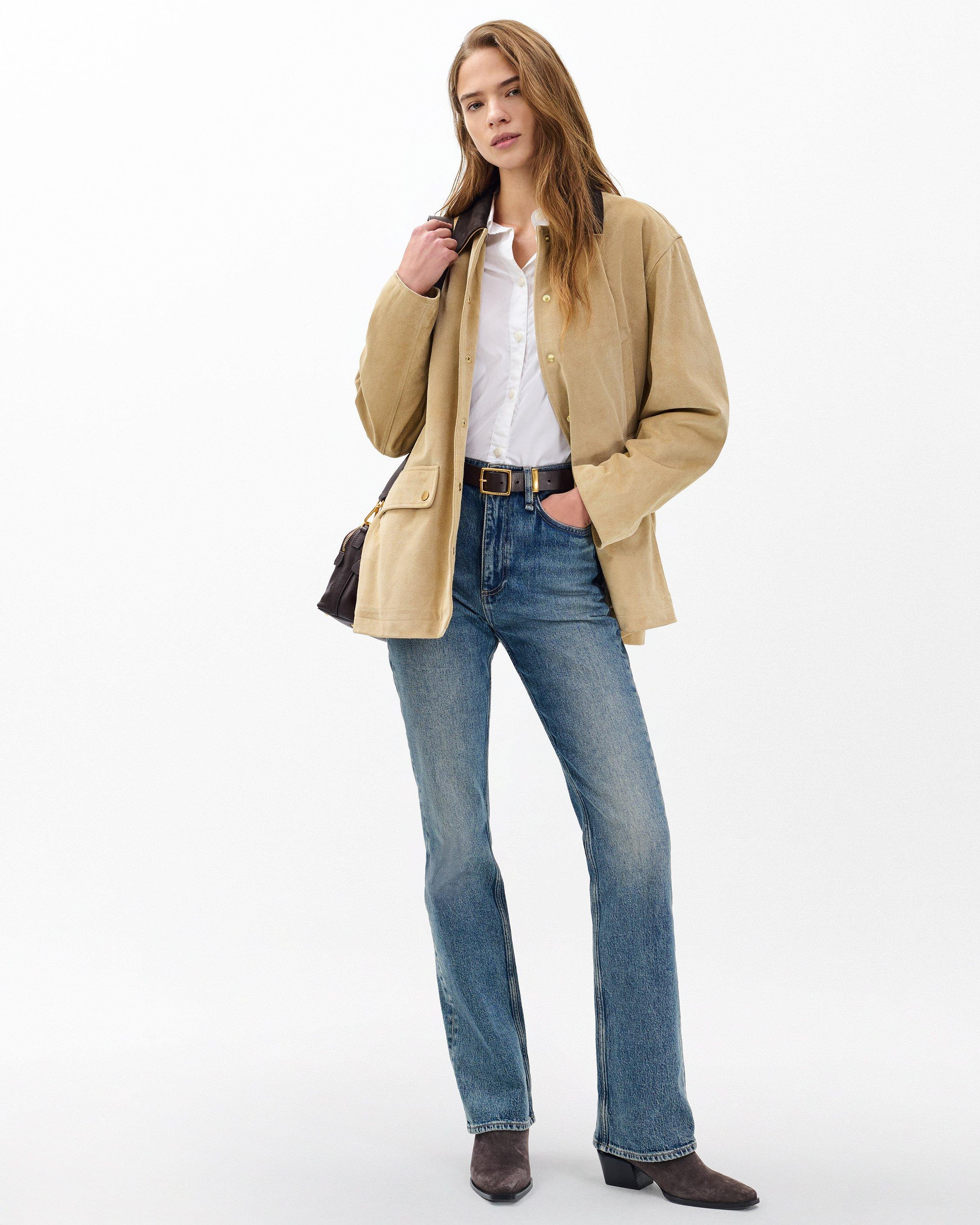 Peyton Bootcut Jeans
Vintage Stretch in Caswell - 2