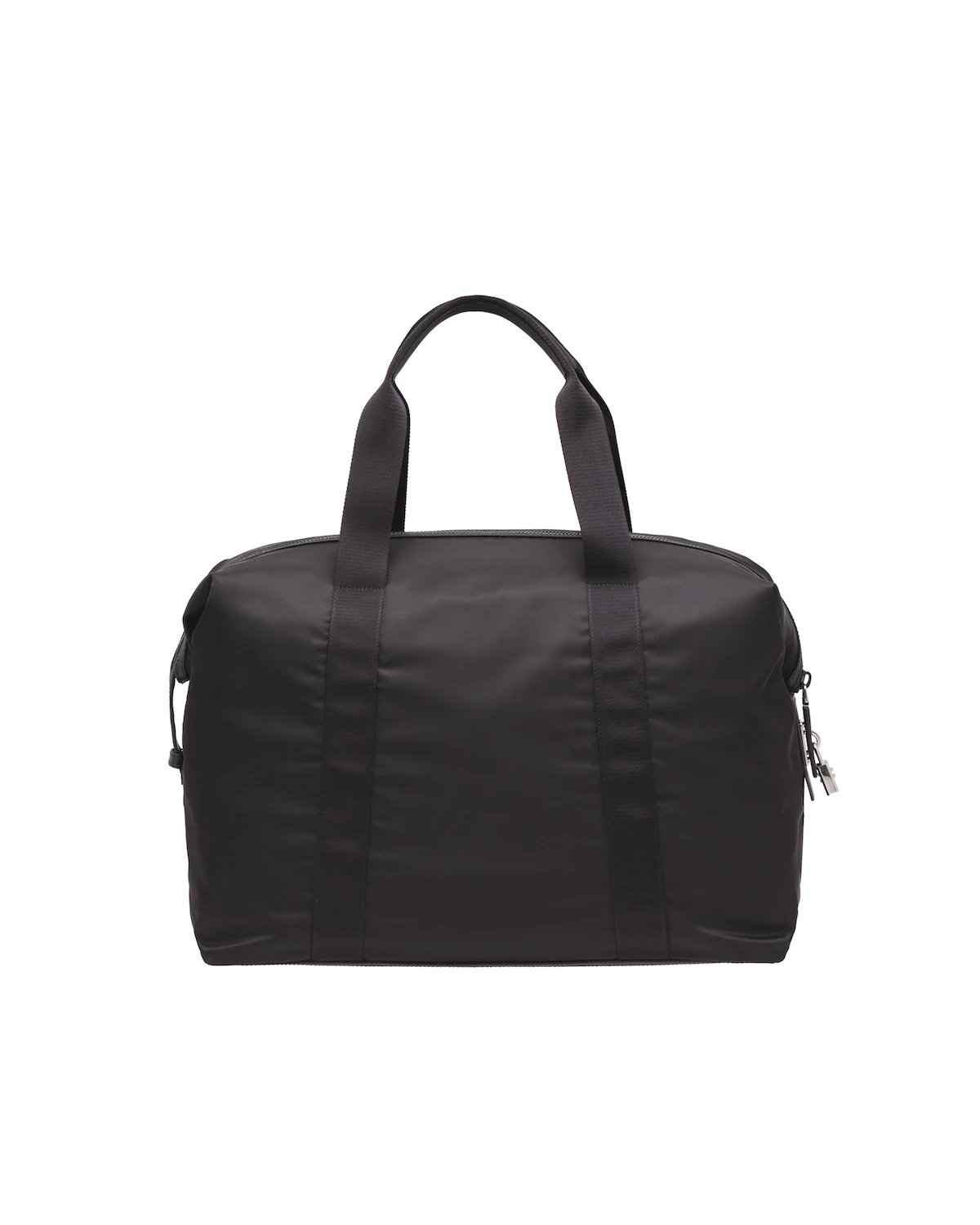 Nylon and Saffiano Leather Duffle Bag - 4