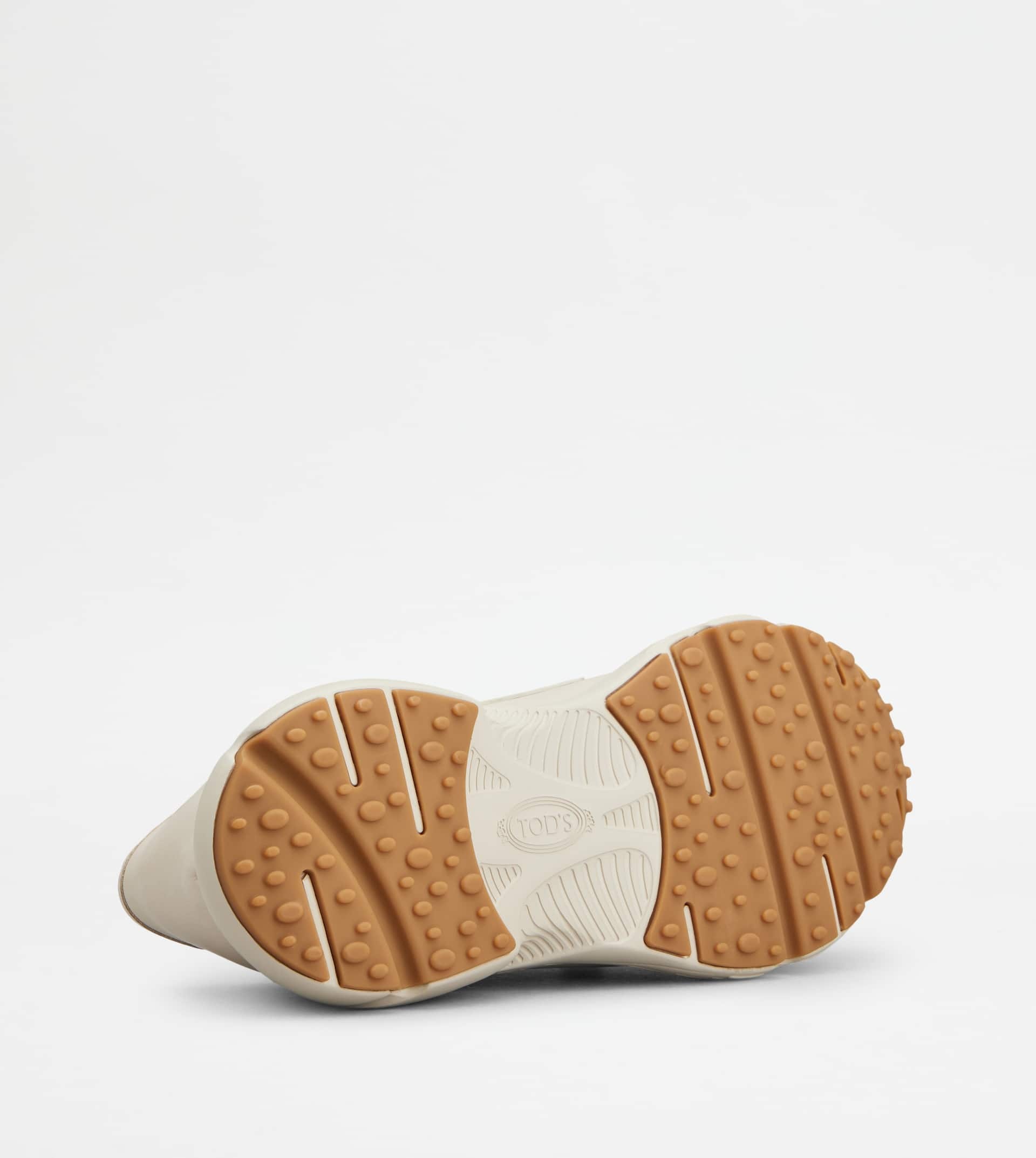 SPORTY LOAFERS IN LEATHER - OFF WHITE - 4