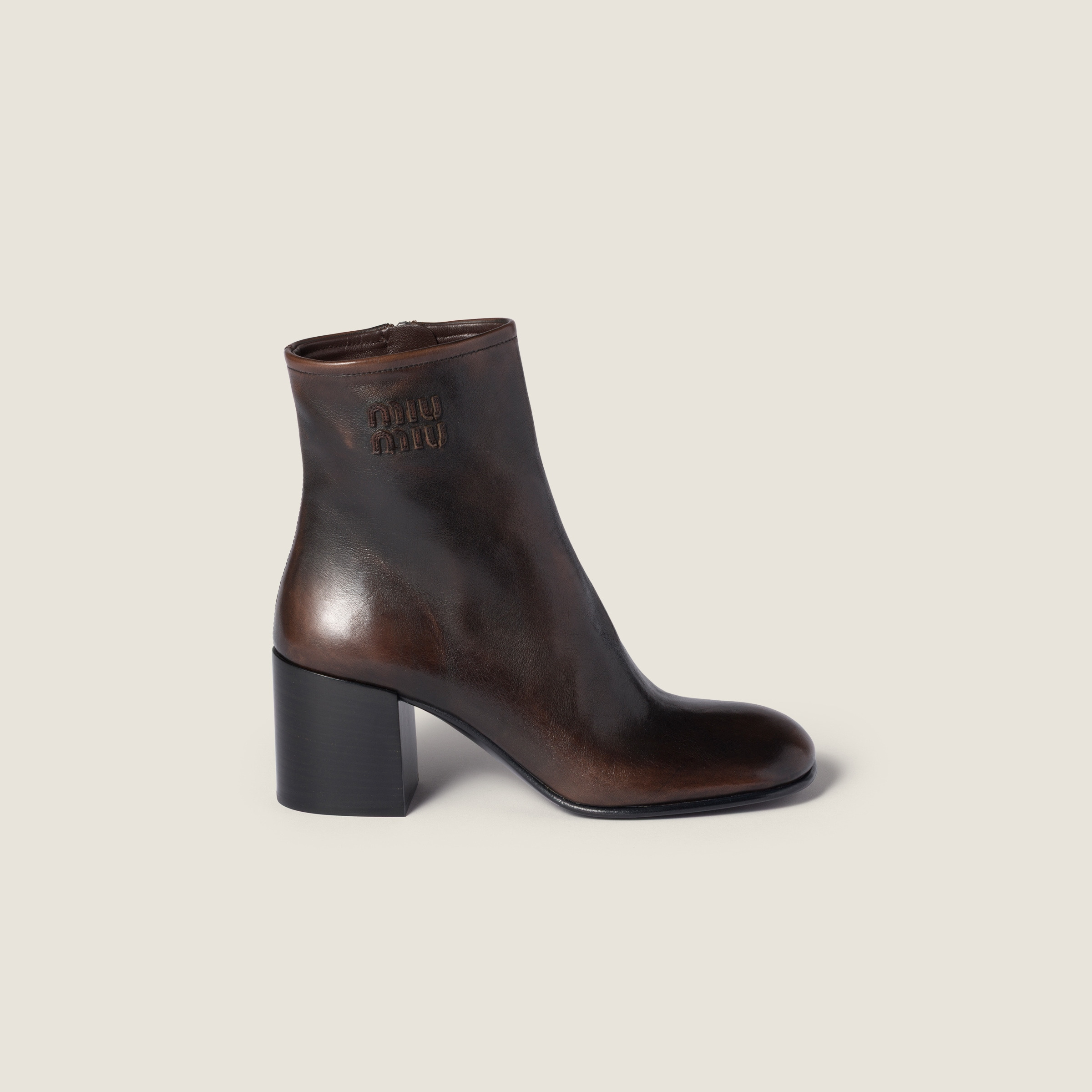 Fumé calf booties - 2