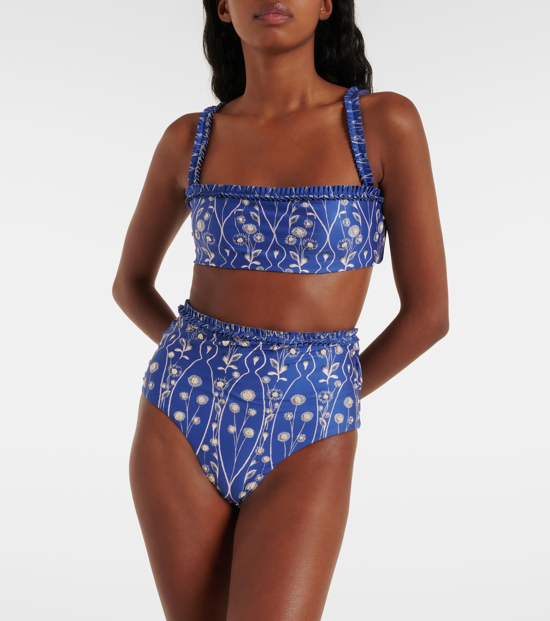 Olmo printed bikini top - 2