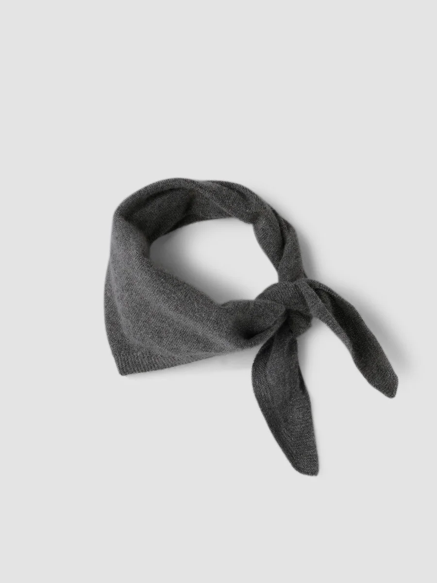 Italian Cashmere Bandana Scarf - 1