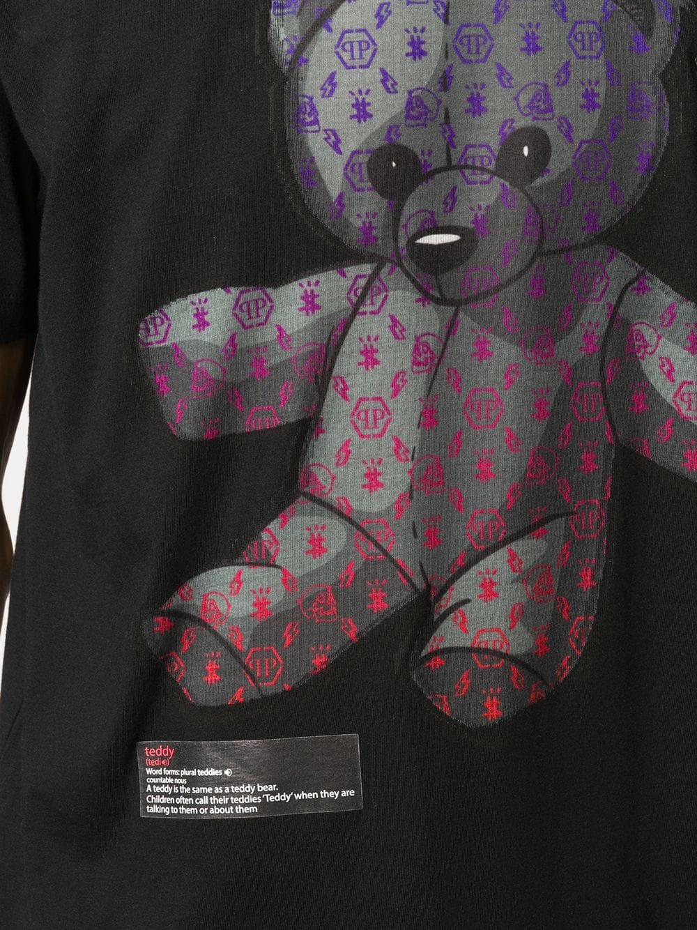 logo bear print T-shirt - 5