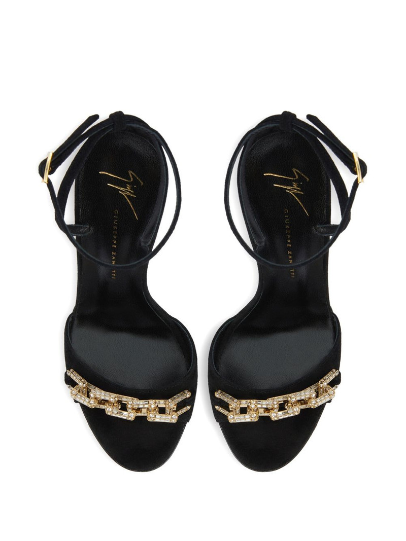 Evry crystal-embellished stiletto sandals 4