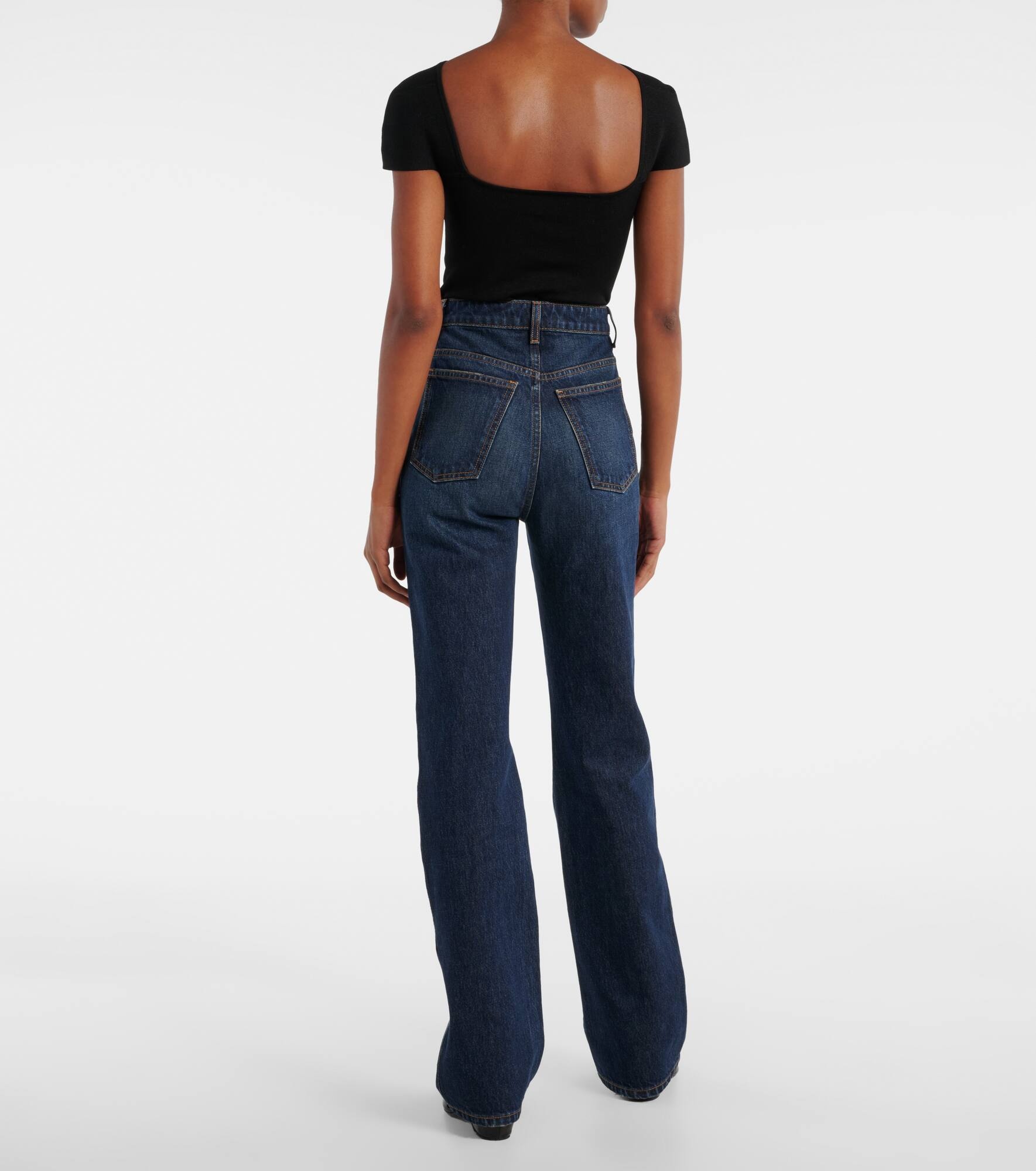 Danielle high-rise straight jeans - 3