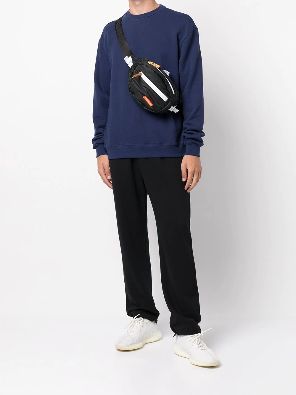 crew-neck cotton sweatshirt - 2