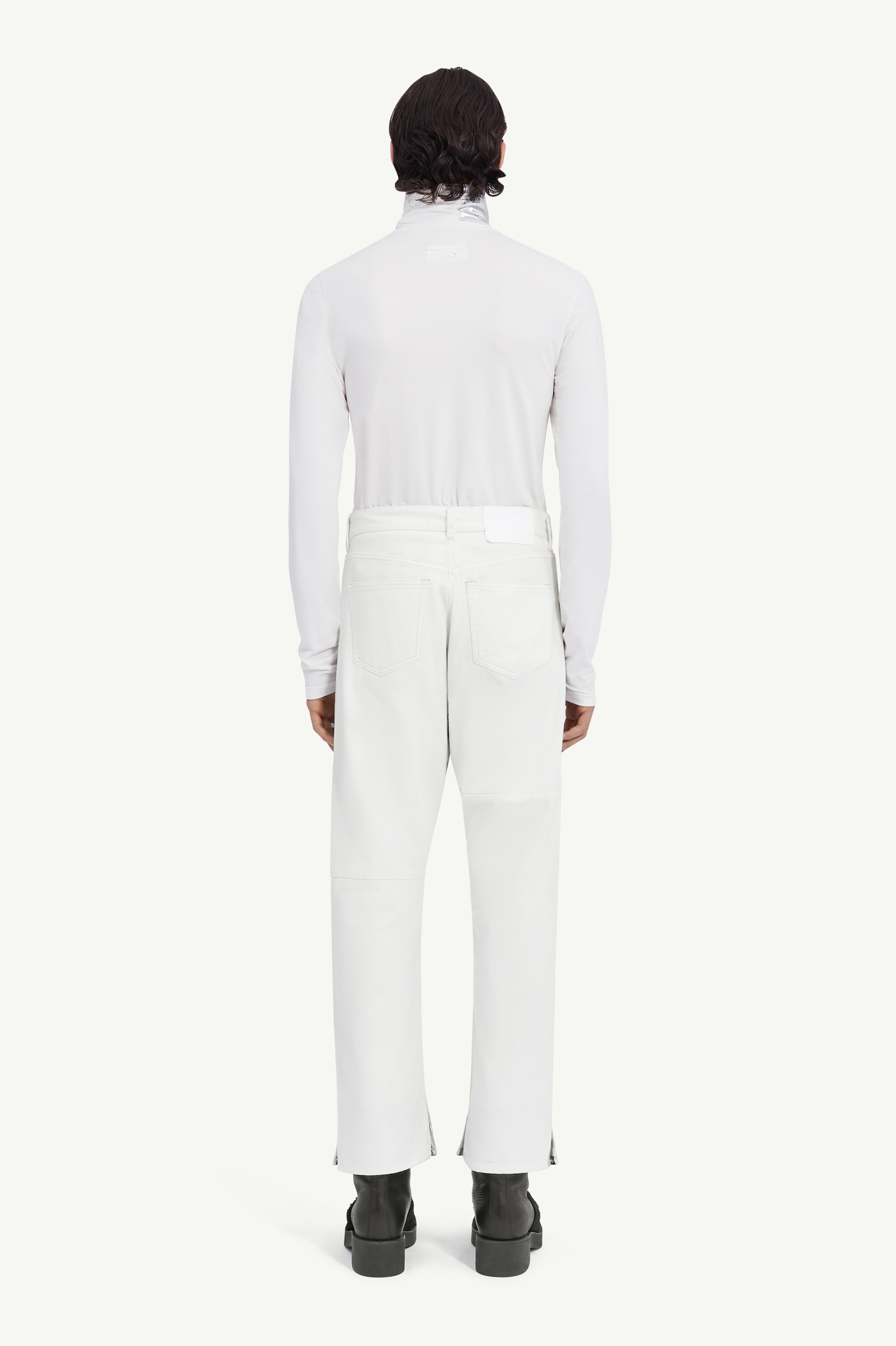 Foiled tapered jeans - 4
