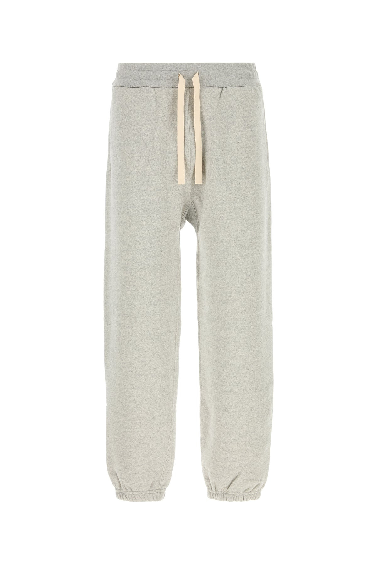 Grey cotton joggers - 1