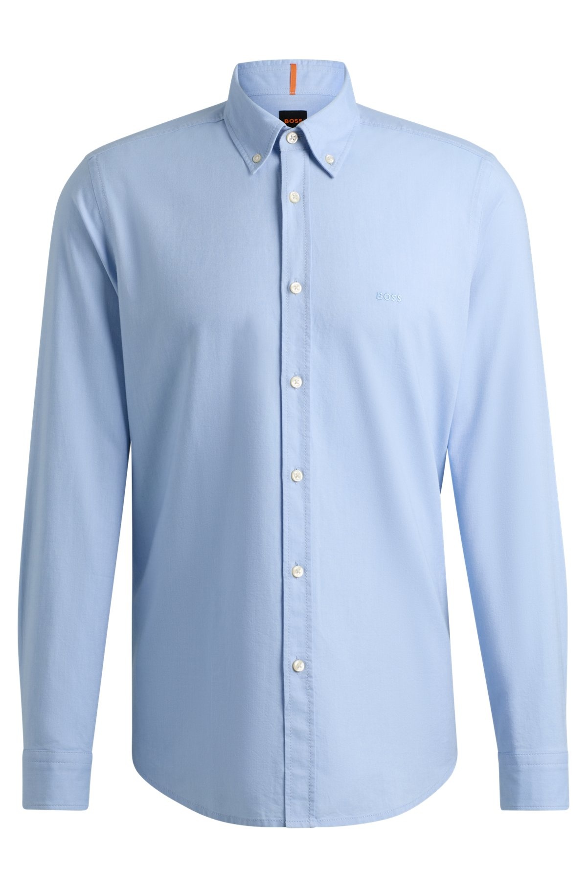 BUTTON-DOWN REGULAR-FIT SHIRT IN OXFORD COTTON - 1