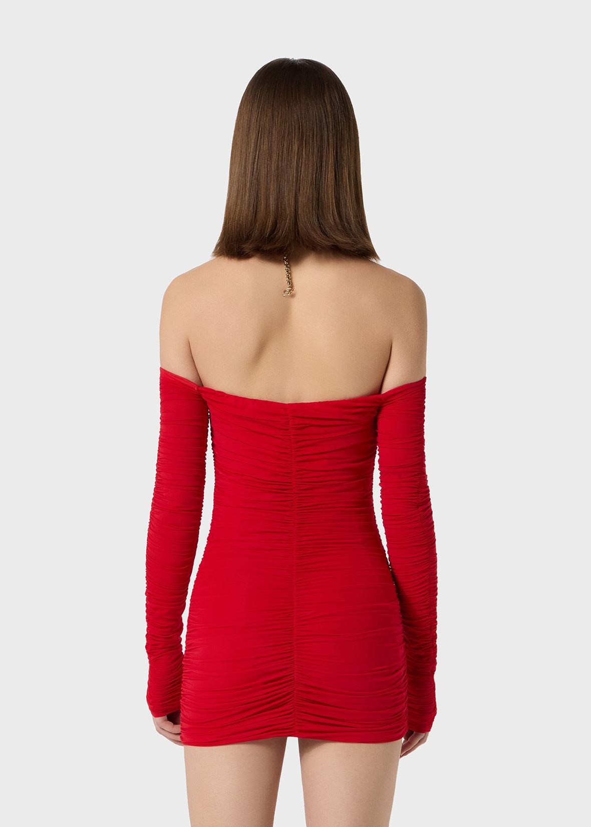 MINI DRESS IN SECOND-SKIN JERSEY - 4