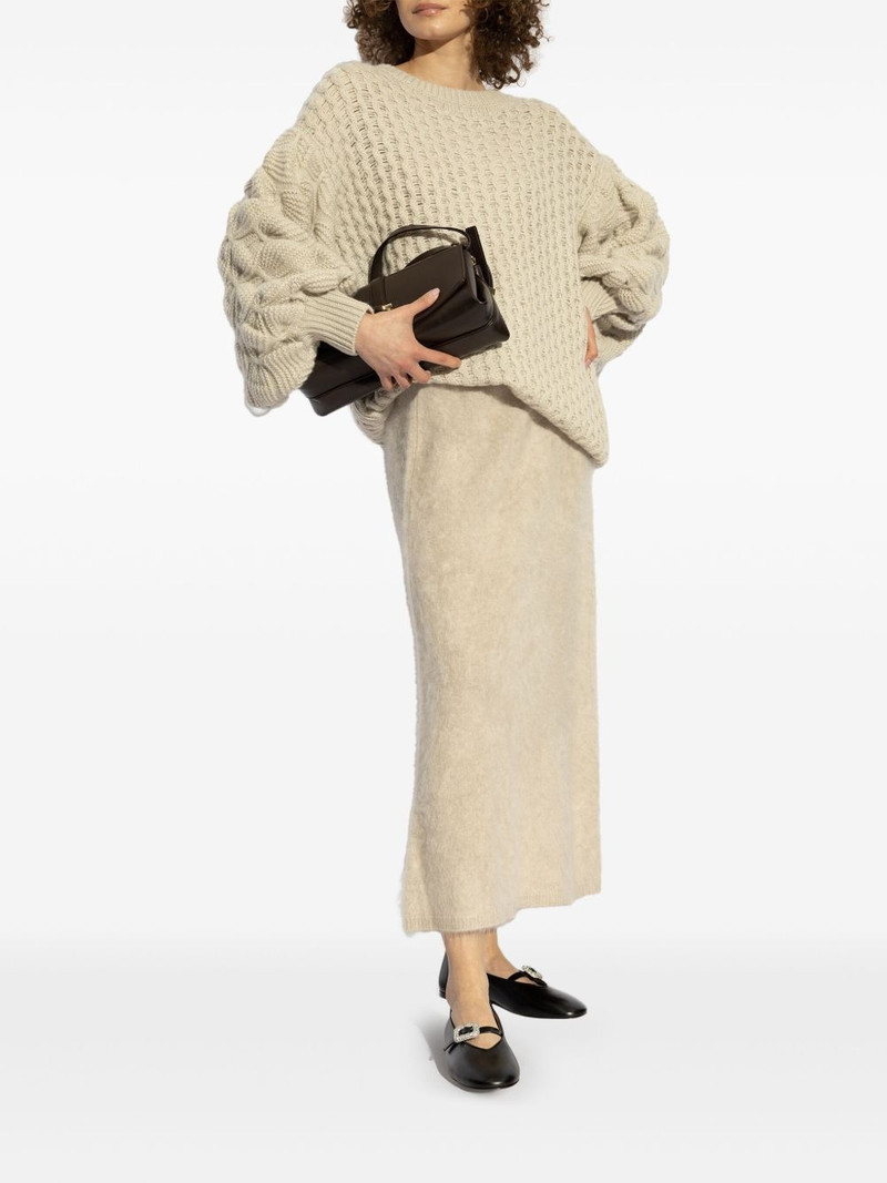 LISA YANG cashmere midi skirt outlook