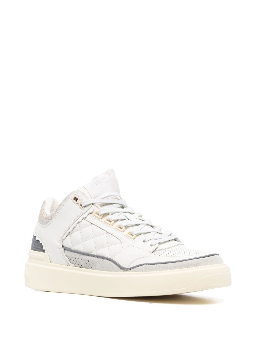 quilted panelled sneakers - 2