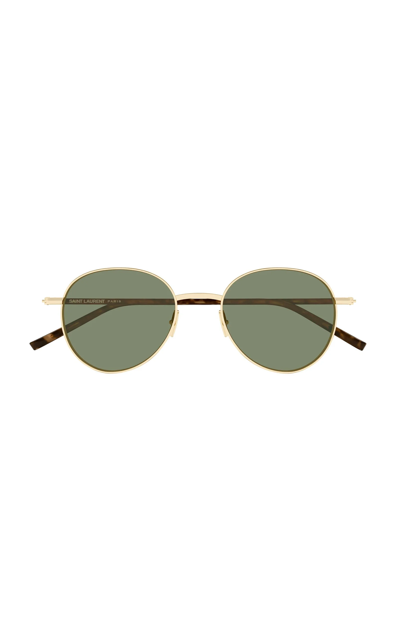 Round-Frame Metal Sunglasses gold - 1