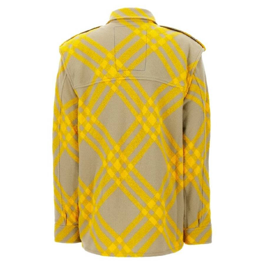 Burberry Check Wool Blend Shirt - 6