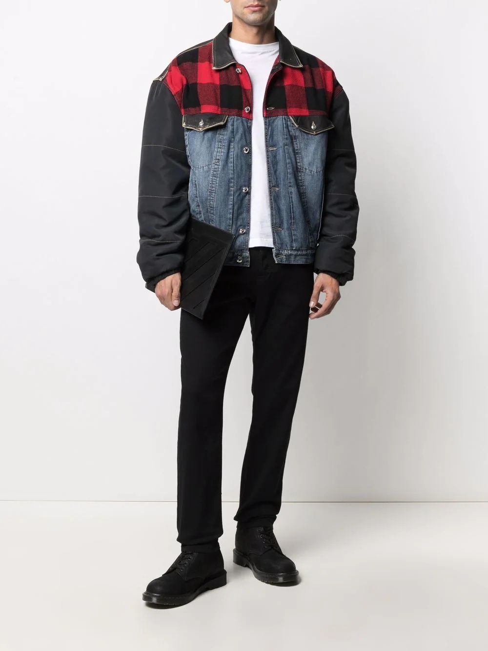 patch-work bomber jacket - 2