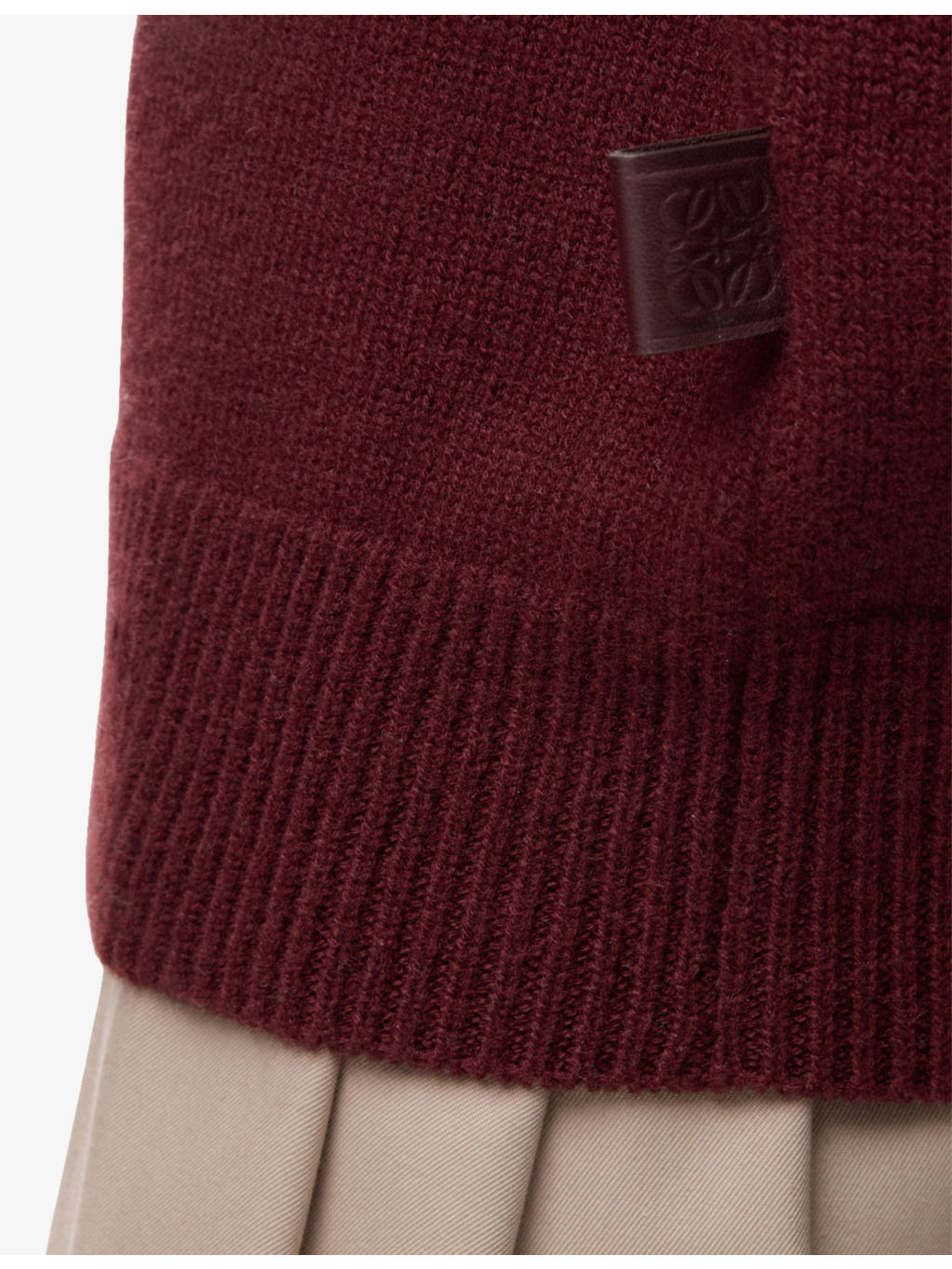 Trompe l’œil V-Neck Wool Jumper - 5
