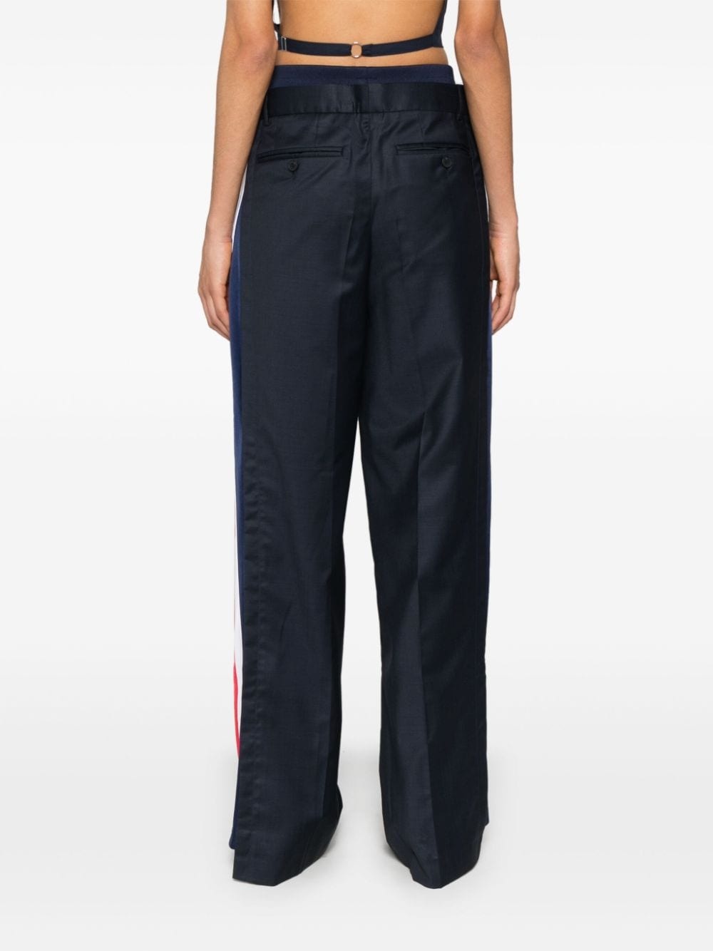 Embedded straight trousers - 4