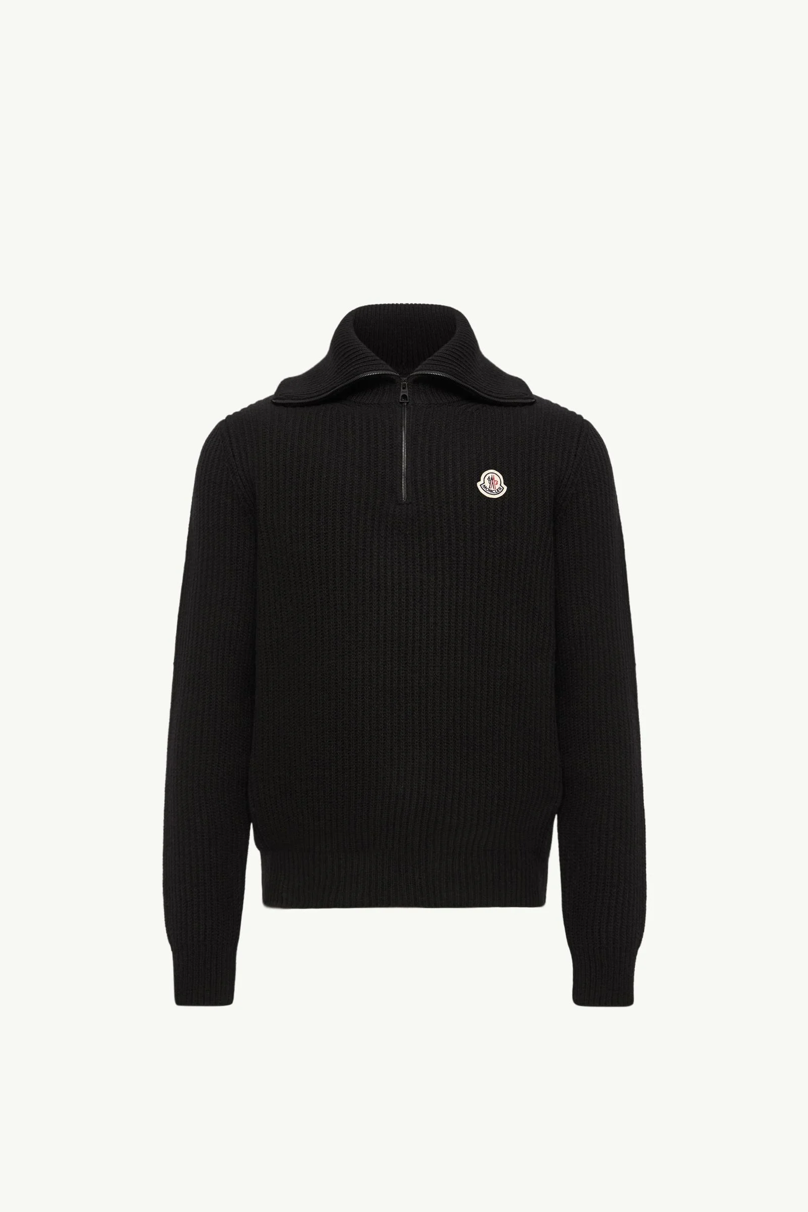 Logo Rib Wool Turtleneck - 1
