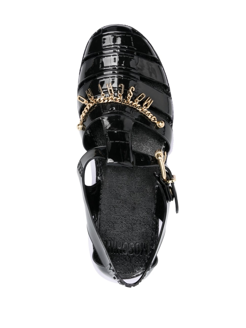 flatform caged sandals - 4