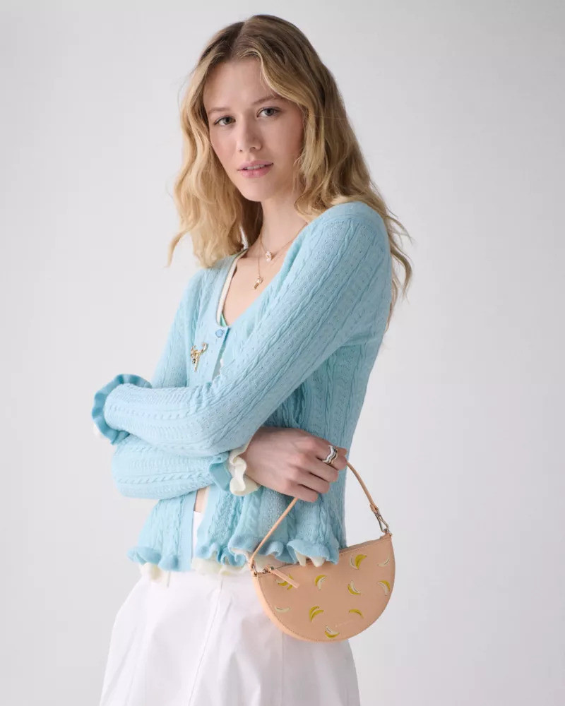 kate spade Wink Banana Wristlet outlook