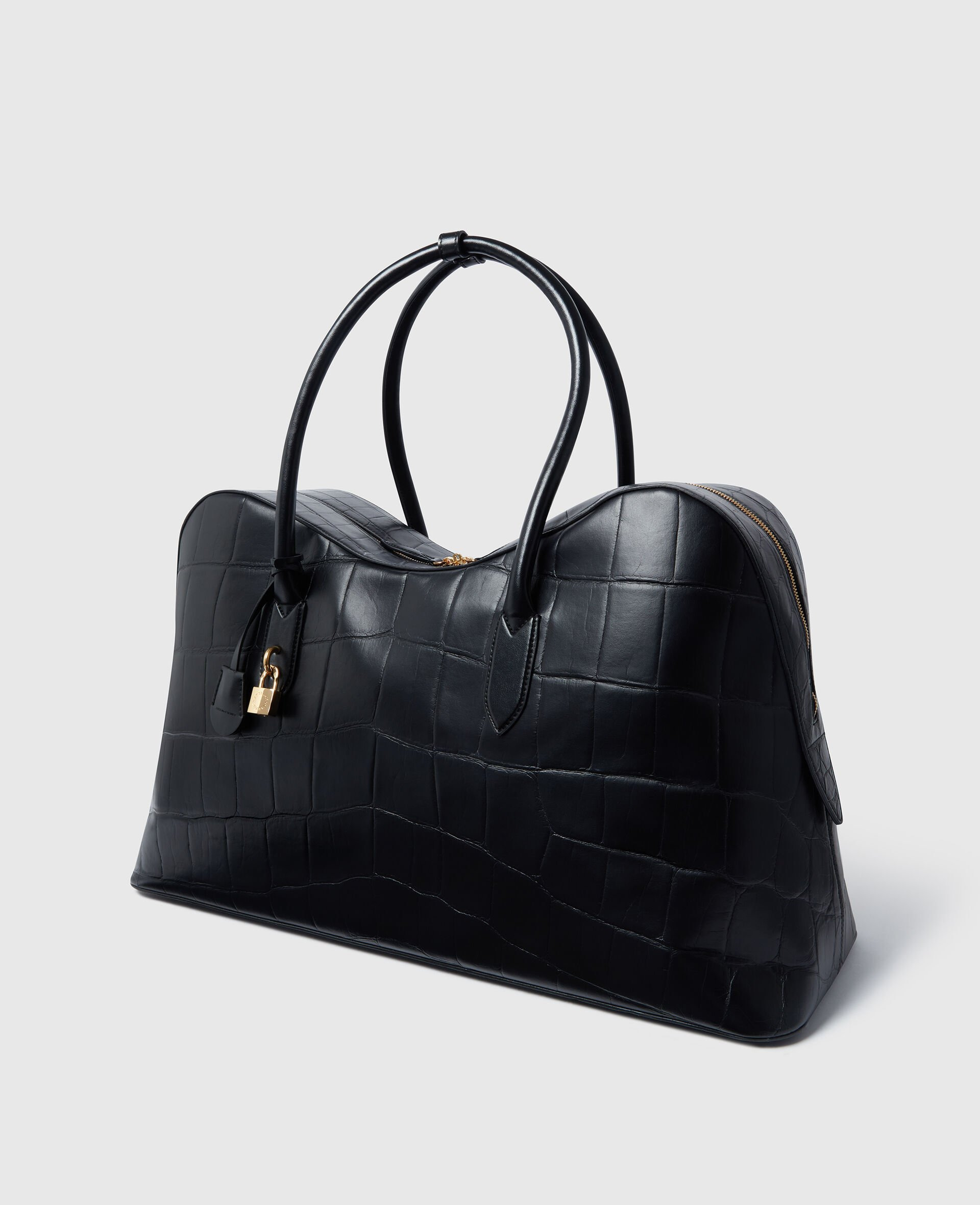Ryder Crocodile-Embossed Weekender Bag - 3
