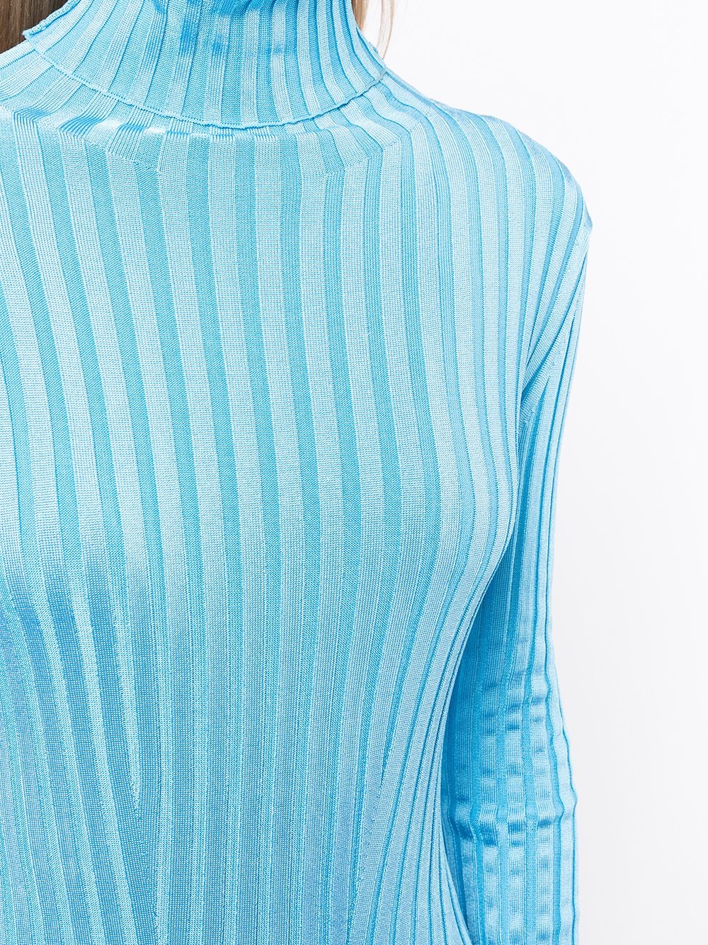 Rhea roll-neck ribbed knit jumper - 5