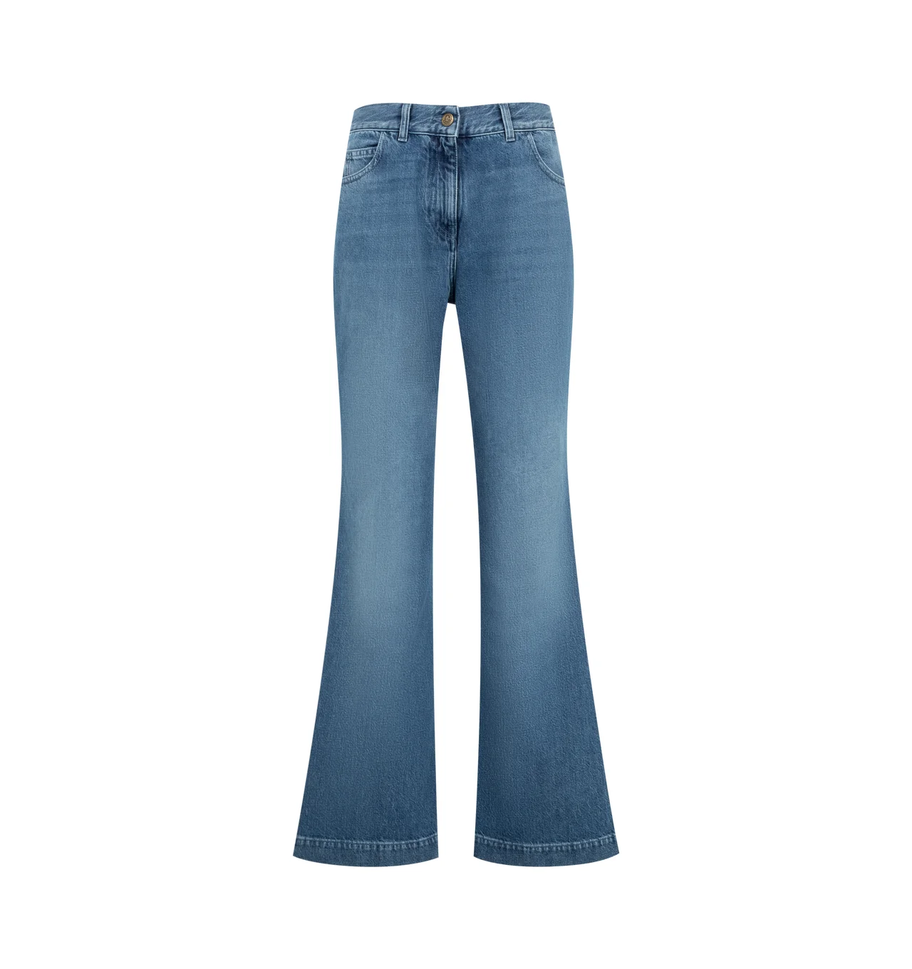 WIDE LEG DENIM JEANS - 1
