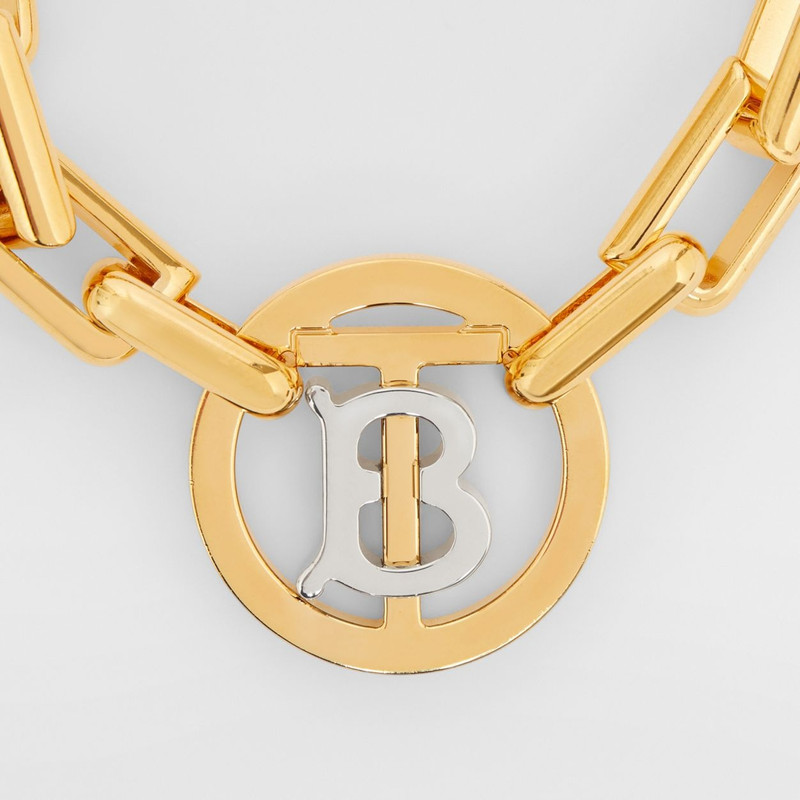 Burberry Gold and Palladium-plated Monogram Motif Bracelet outlook