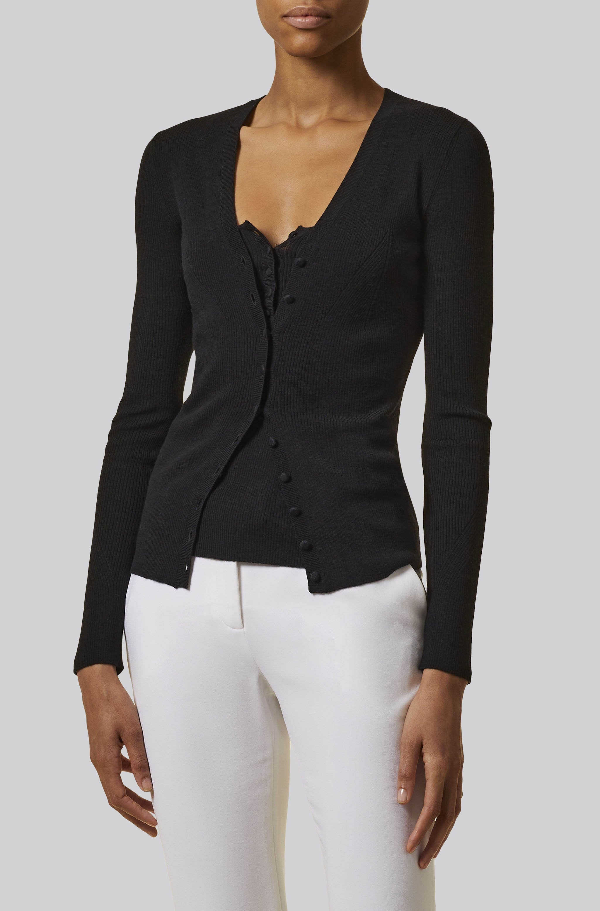 'ELODIE' KNIT CARDIGAN - 2