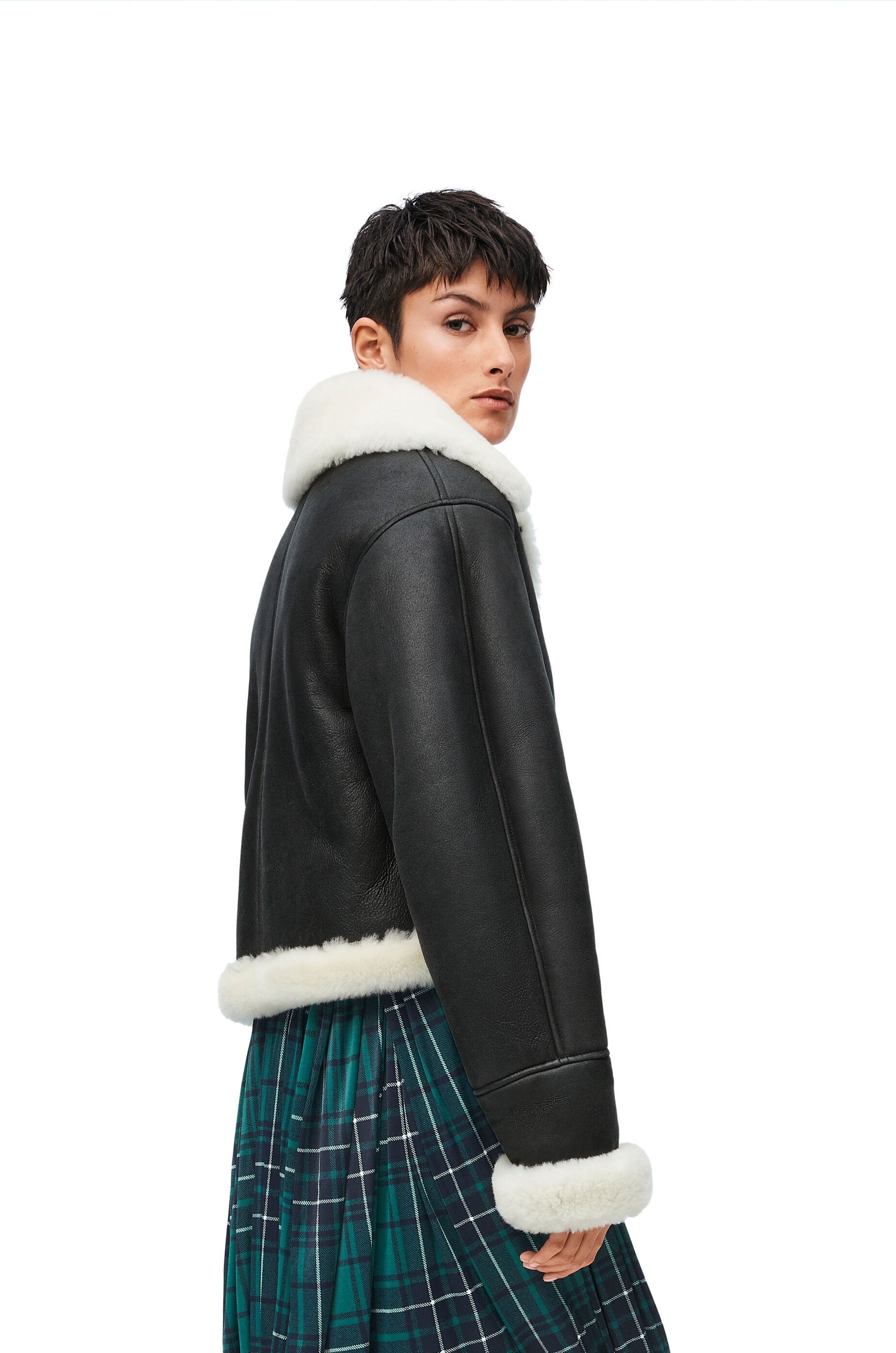 Jacket in shearling - 4