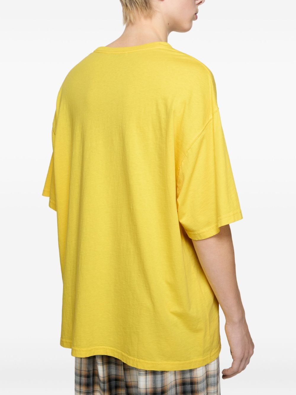 cotton-blend t-shirt - 4
