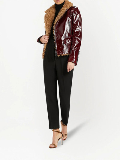 Giuseppe Zanotti Amelia high-shine jacket outlook