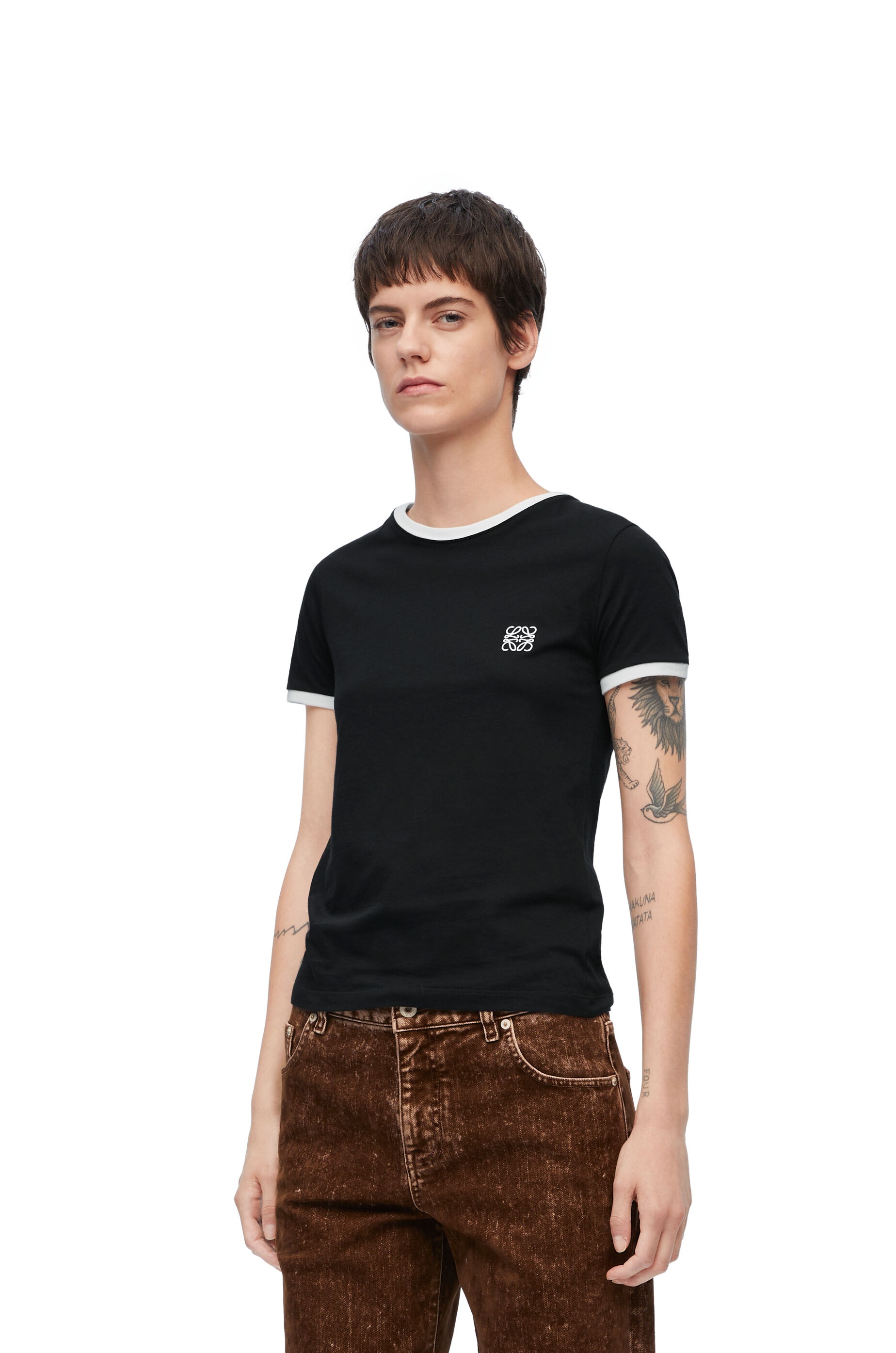 Slim fit T-shirt in cotton - 3