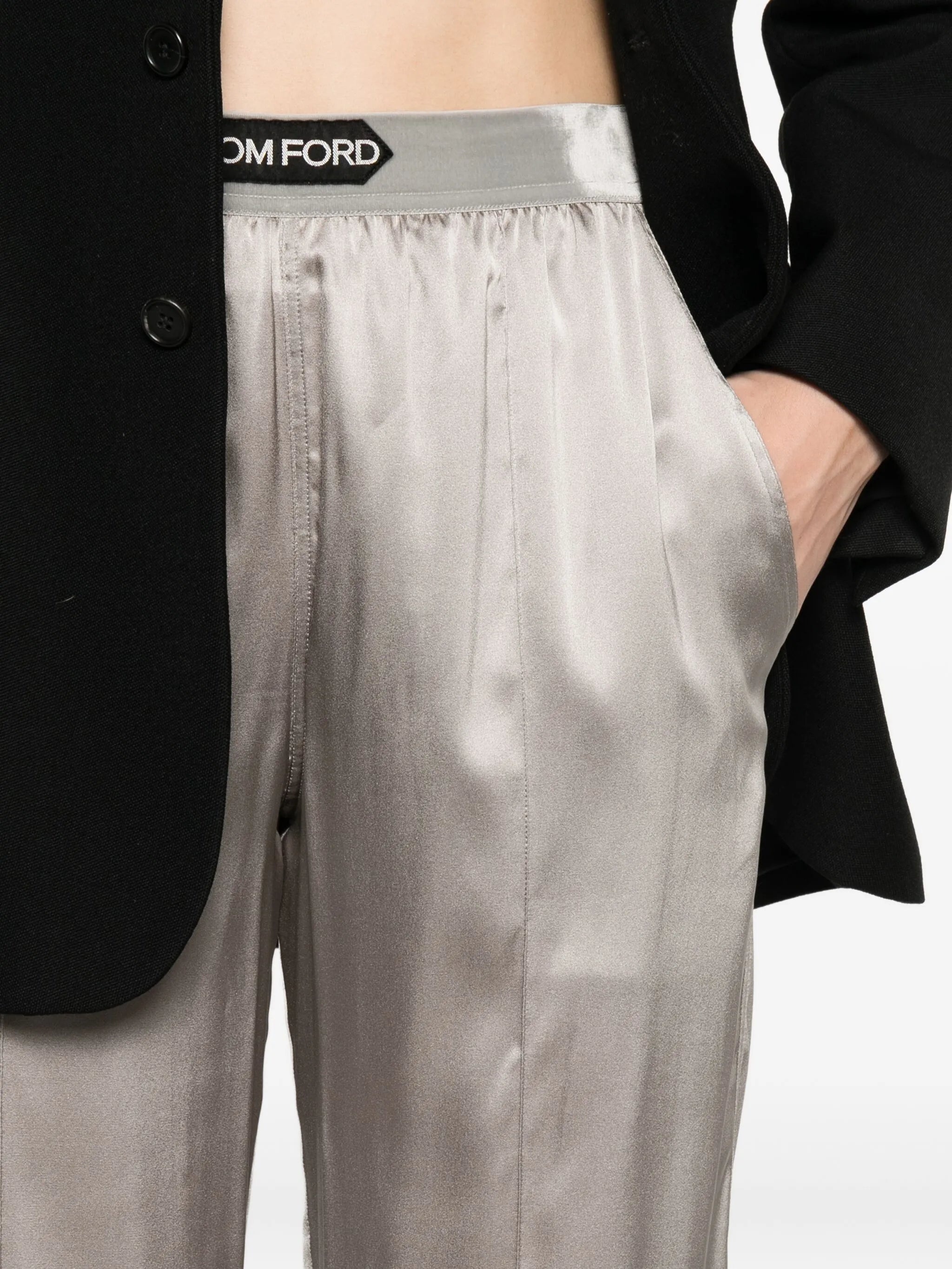 Tom Ford Logo-patch Trousers - 3