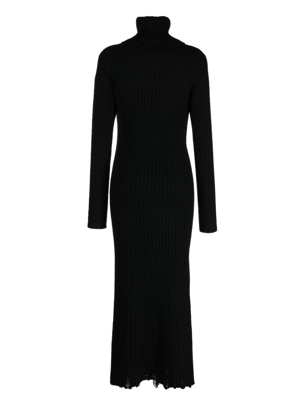 ribbed-knit wool maxi dress - 2