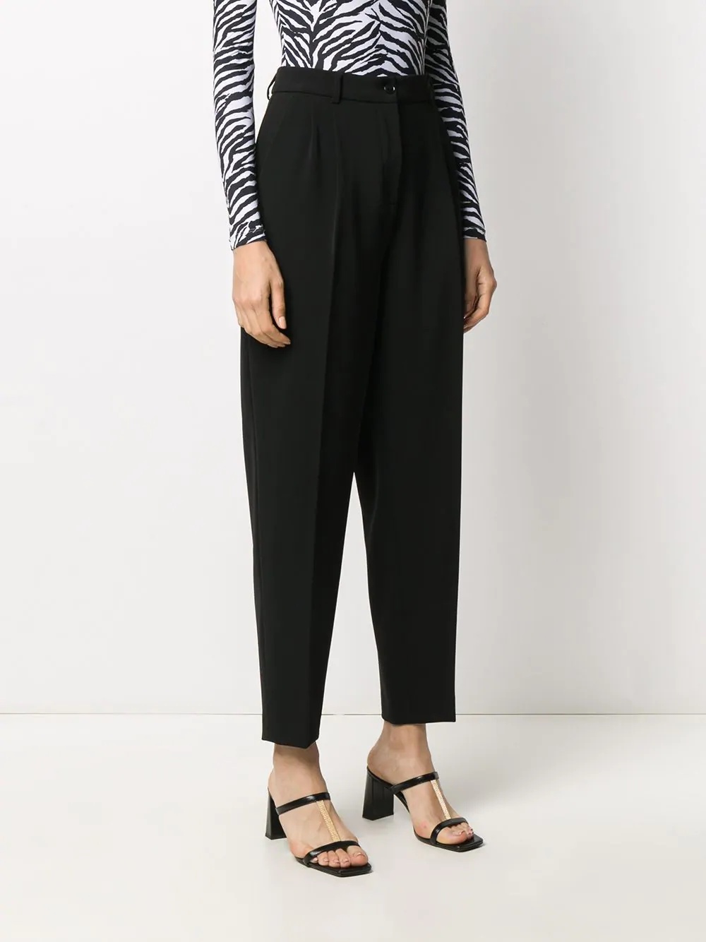 pleated waist trousers - 3