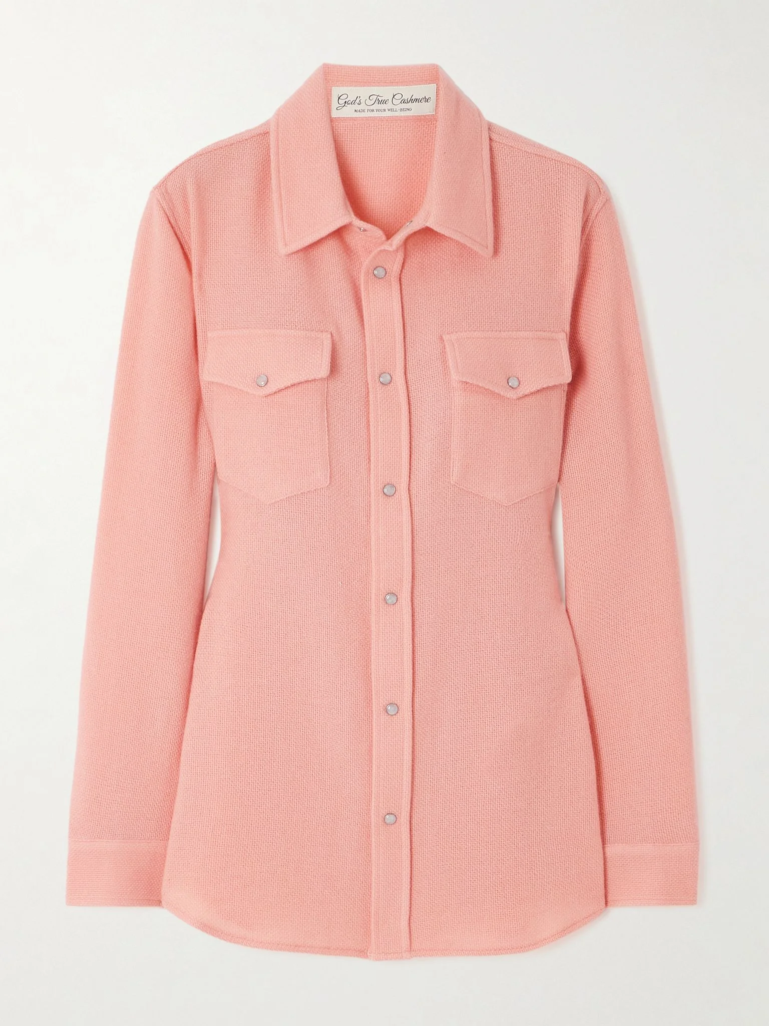 Cashmere shirt Blush - 1