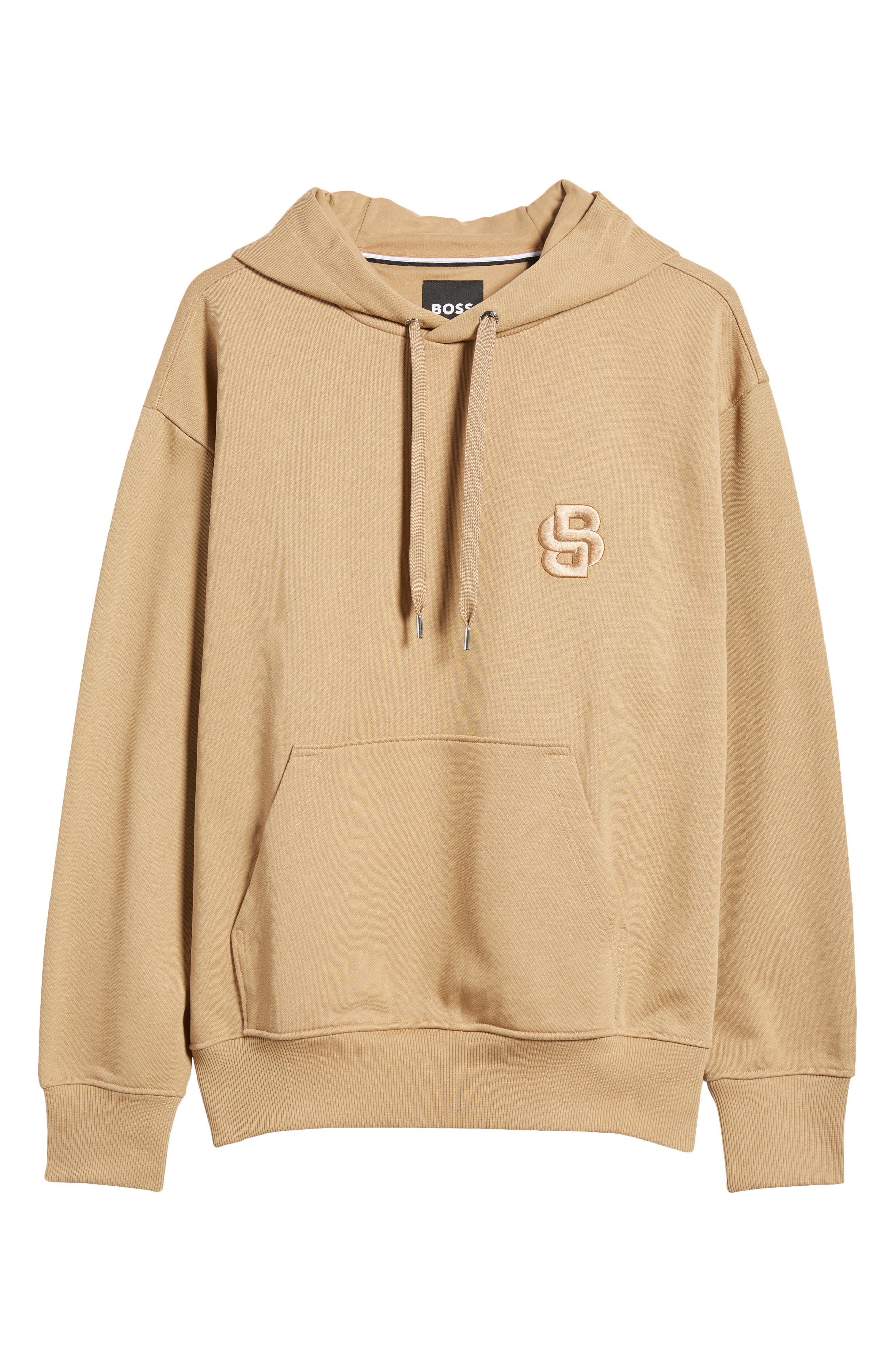 BOSS C-Sullivan Logo Hoodie in Open Bge at Nordstrom - 5