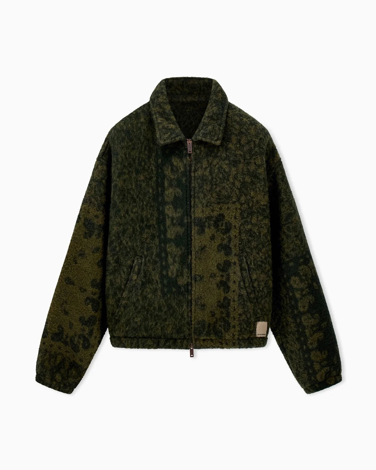JACQUARD WOOL BLEND BLOUSON BOTEH CAPSULE - 1