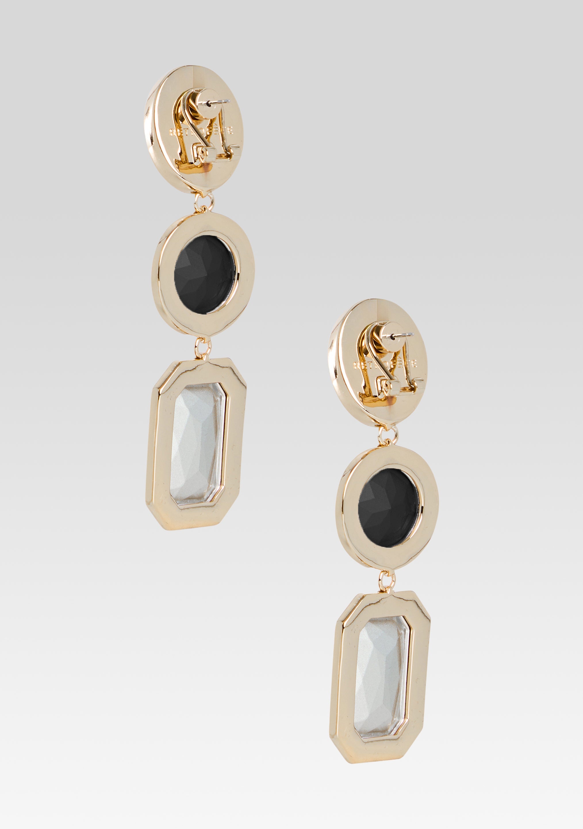 CAMILLE GEMSTONE DROP EARRINGS - 4