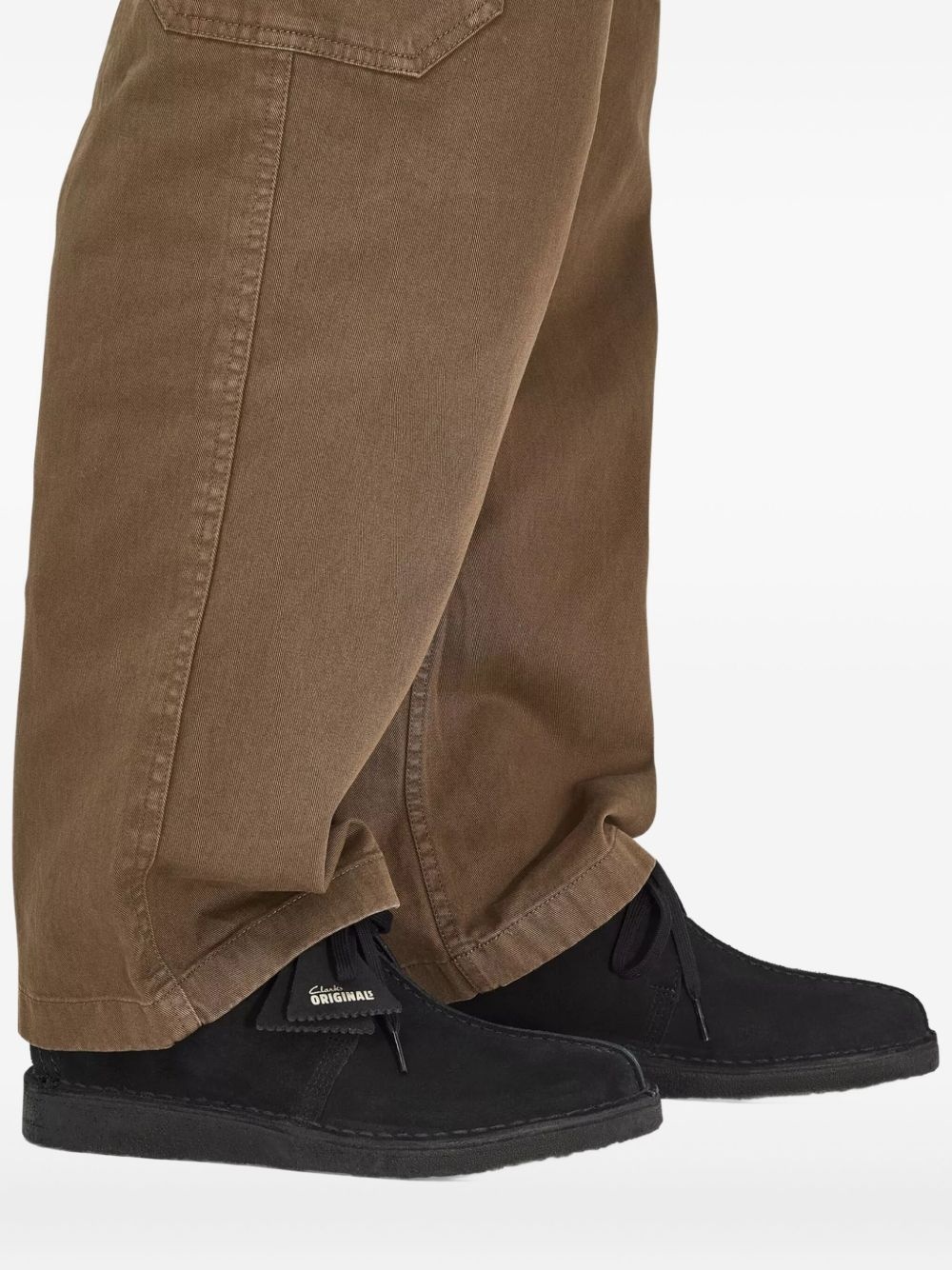 Wallabee suede lace-up desert boots - 5