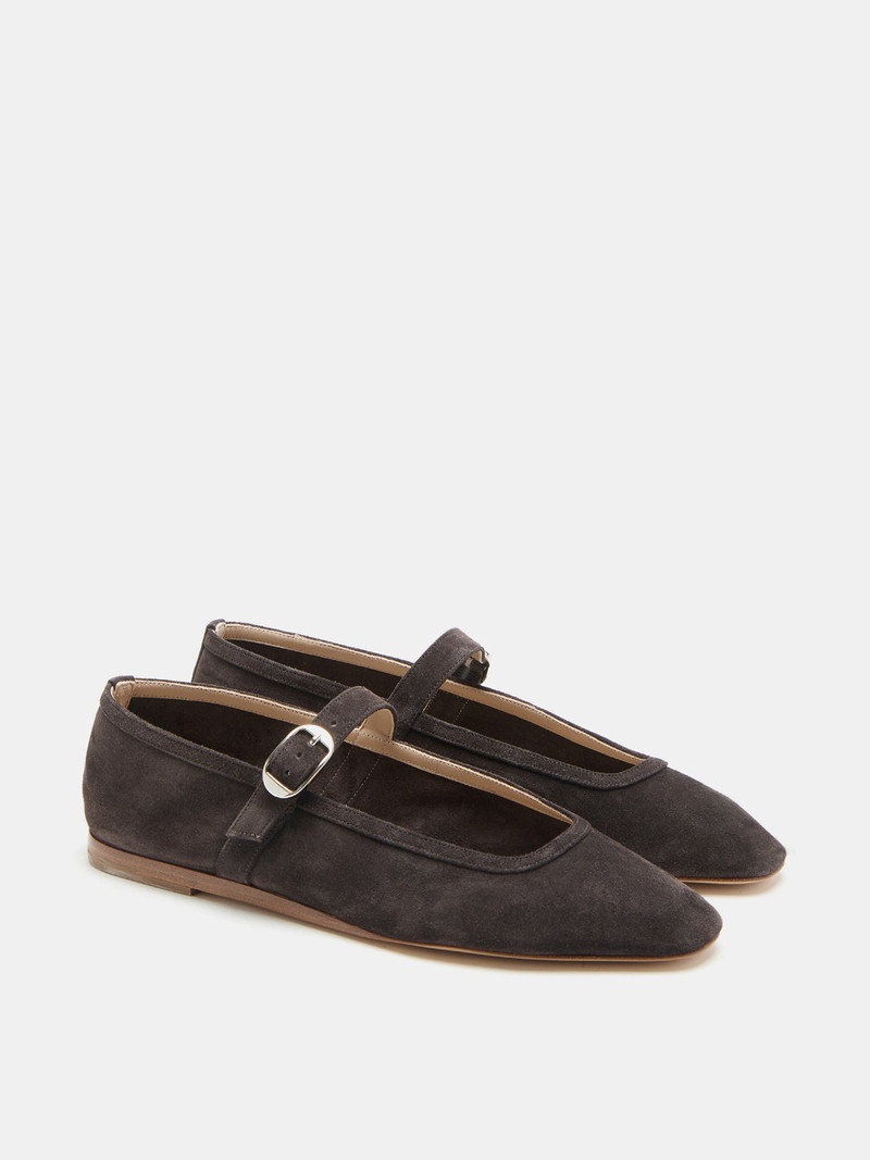 LE MONDE BÉRYL Ballet Mary Jane / Pepper Suede outlook