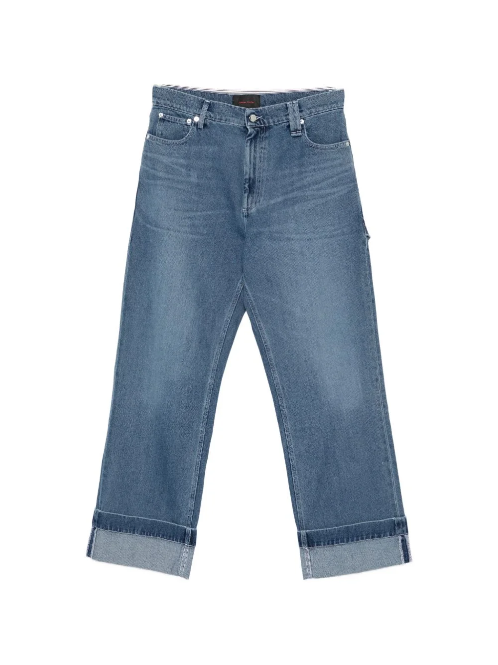 cuffed jeans - 1