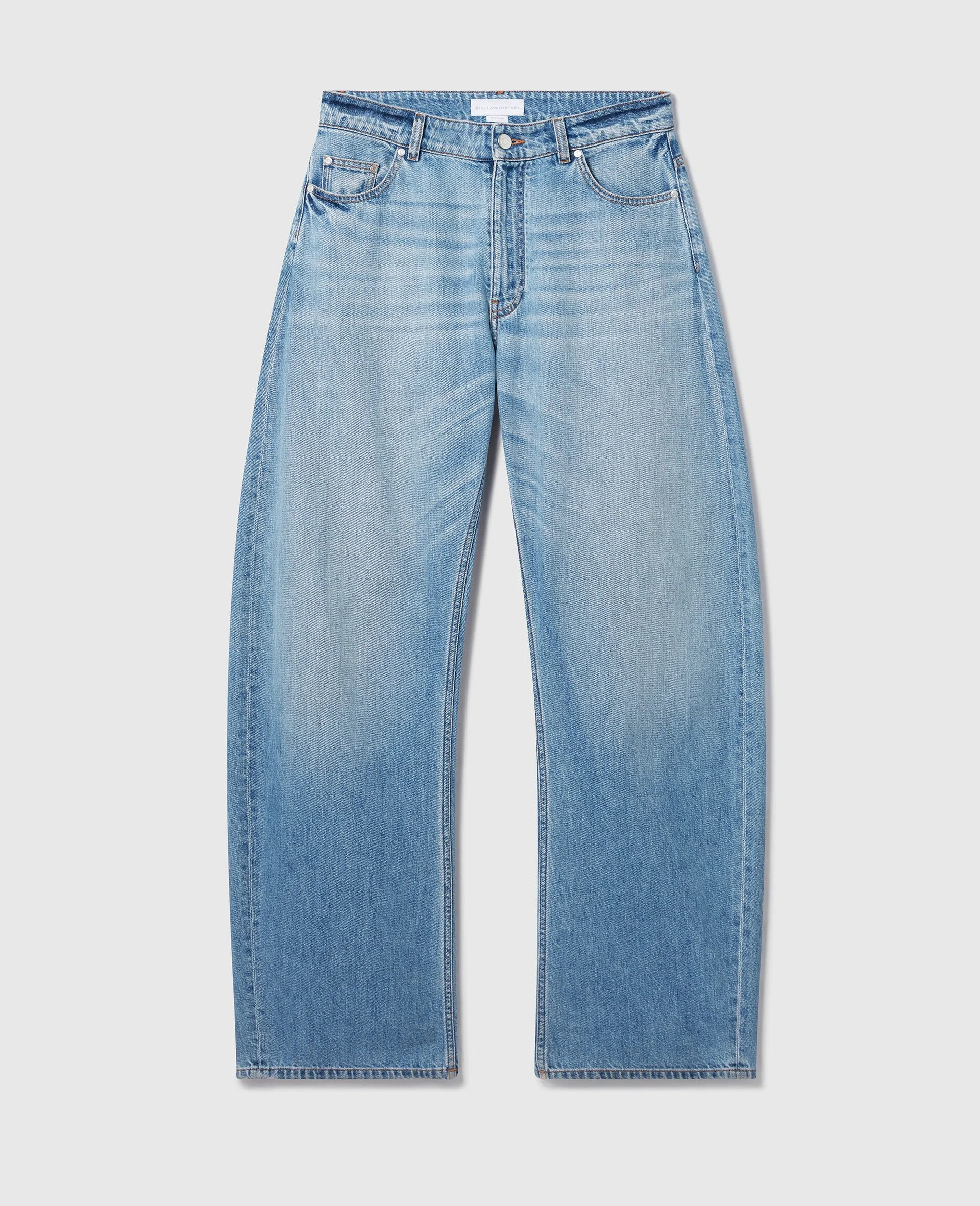 Mid Waist Relaxed Curve Jeans - 1