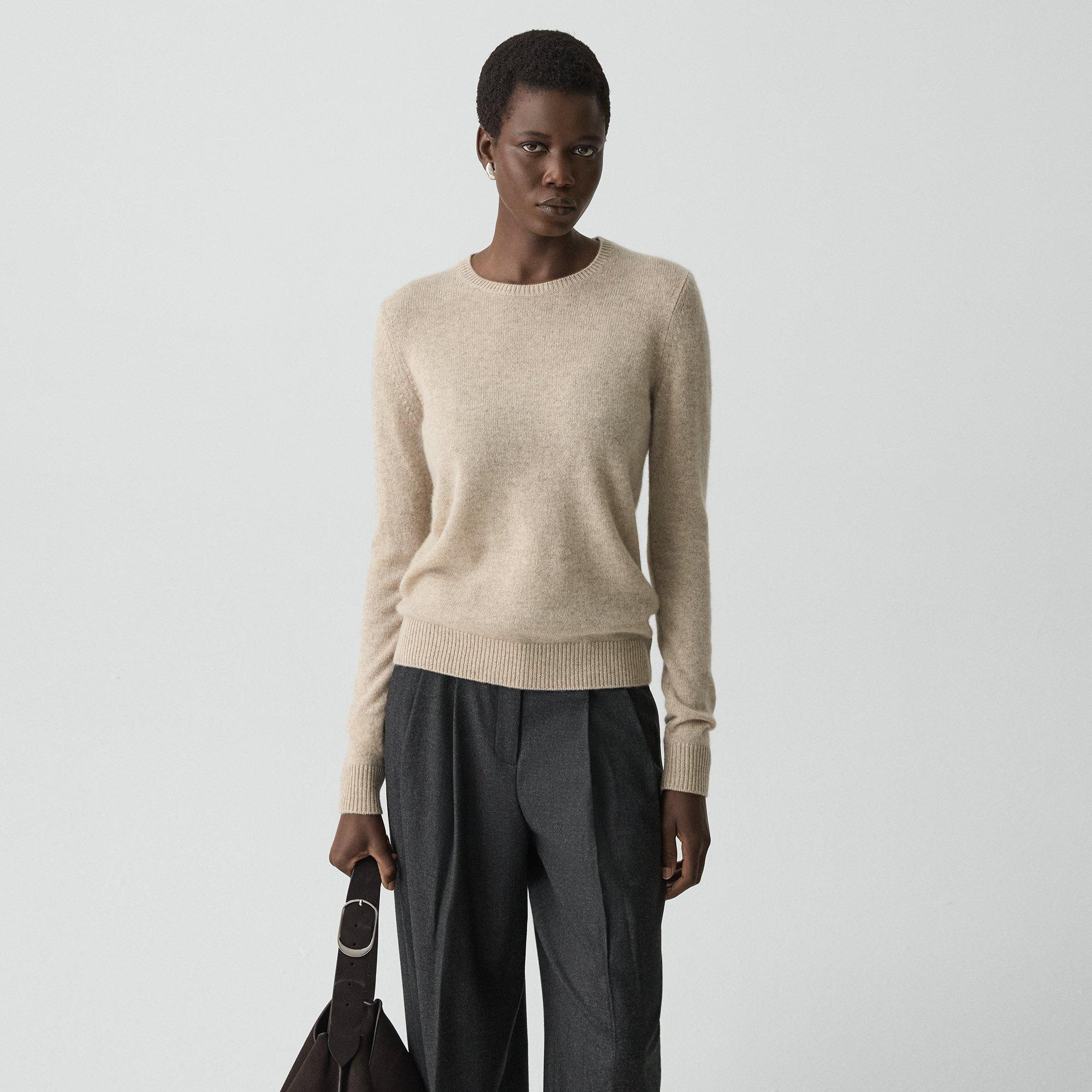 Crewneck Sweater in Feather Cashmere - 2